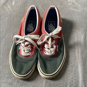 Vans Red and Green Sneakers